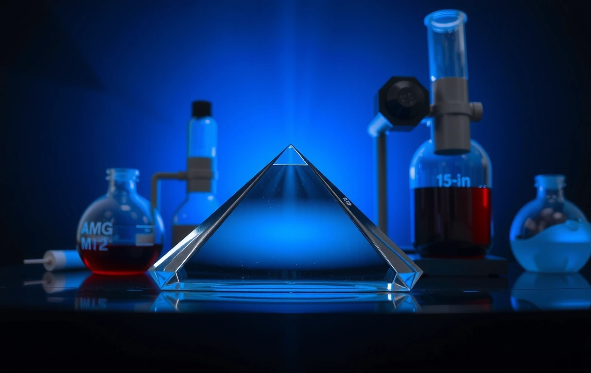 Conceptual light refraction representing data clarity